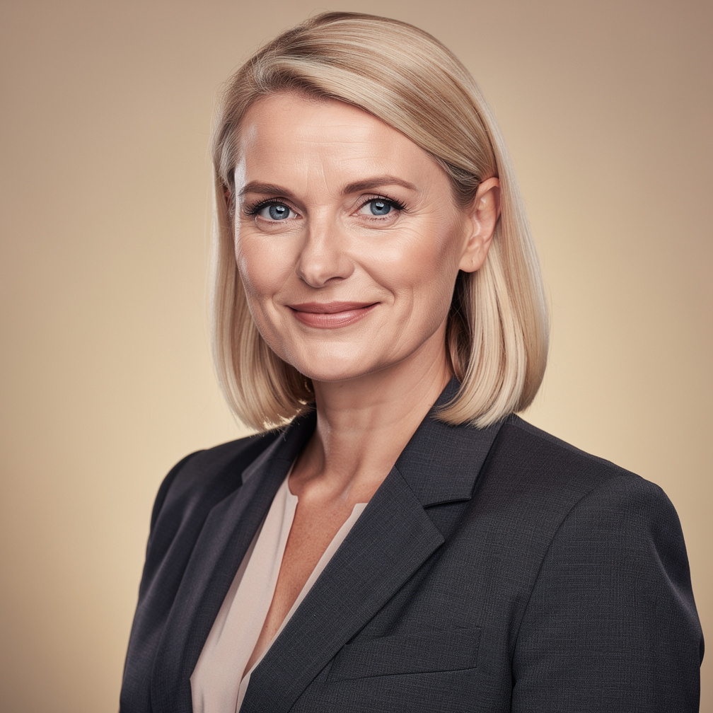 Portrait of a middle-aged woman, editorial director